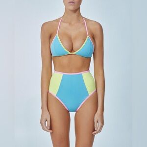 NWT Free People x It’s Now Cool The Neo Trio Bikini Top - Small